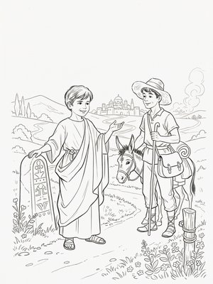 Vintage Storybook - B&W