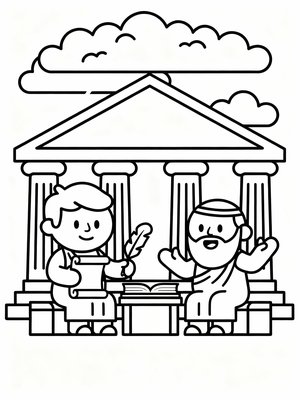 Preschool Simple - B&W