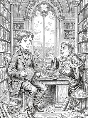 Victorian Illustration - B&W