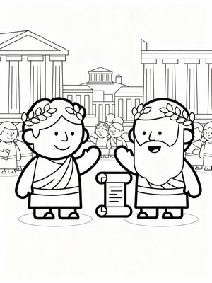 Preschool Simple - B&W