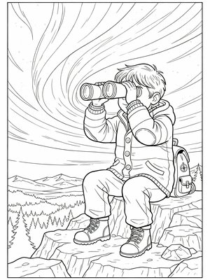 Classic Coloring Book - B&W