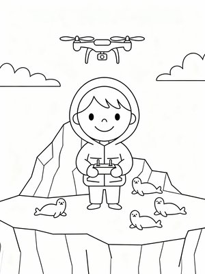 Preschool Simple - B&W