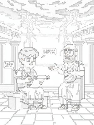 Pixel Art - B&W