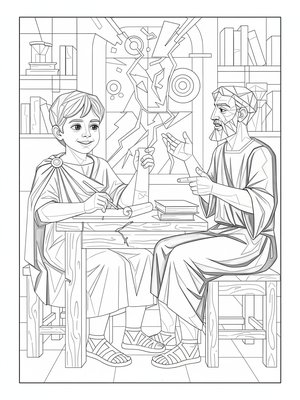 Cubist Painting - B&W