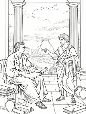 Impressionist Painting - B&W