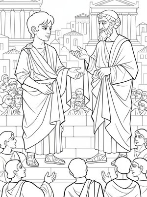 Cubist Painting - B&W