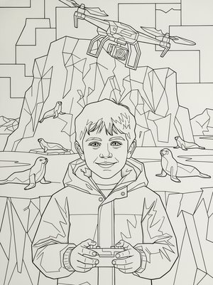 Cubist Painting - B&W