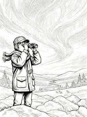 Impressionist Painting - B&W