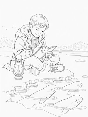 Vintage Storybook - B&W