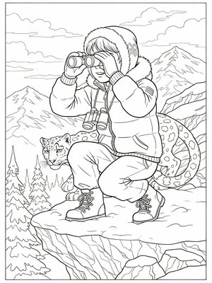 Classic Coloring Book - B&W