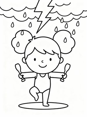 Preschool Simple - B&W