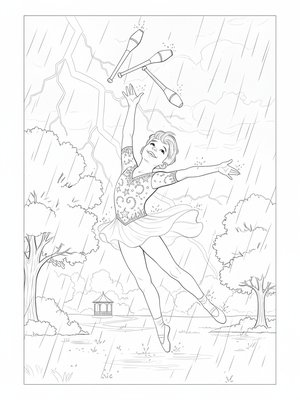 Vintage Storybook - B&W