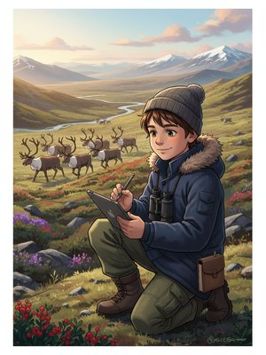 Georges' Glacial Gazing 🌌