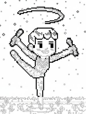 Pixel Art - B&W