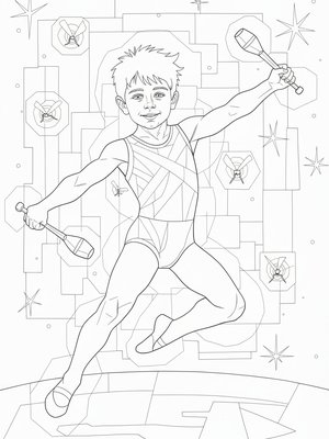 Cubist Painting - B&W