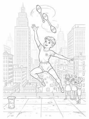 Vintage Storybook - B&W