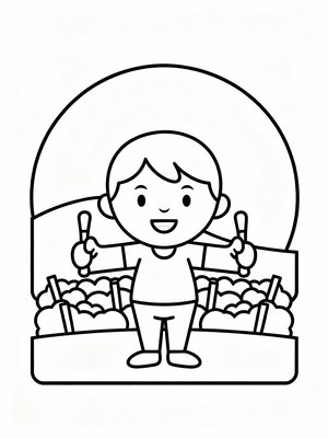 Preschool Simple - B&W