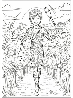 Classic Coloring Book - B&W