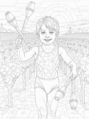 Cubist Painting - B&W