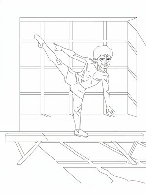 Cubist Painting - B&W