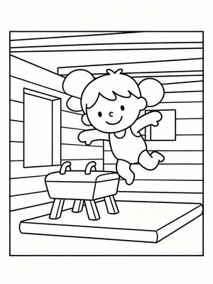 Preschool Simple - B&W
