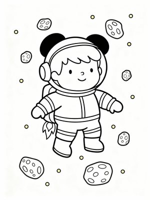 Preschool Simple - B&W