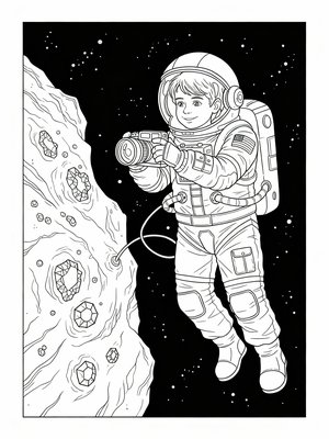 Classic Coloring Book - B&W