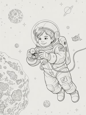 Vintage Storybook - B&W