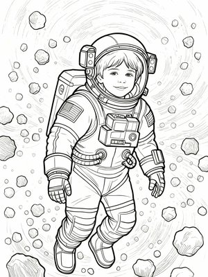 Impressionist Painting - B&W