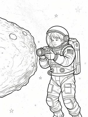 Impressionist Painting - B&W