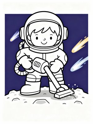 Preschool Simple - B&W