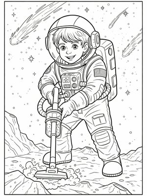 Classic Coloring Book - B&W