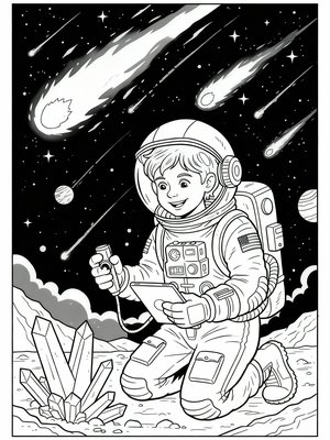 Classic Coloring Book - B&W