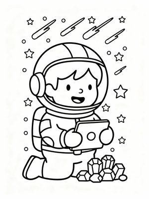 Preschool Simple - B&W