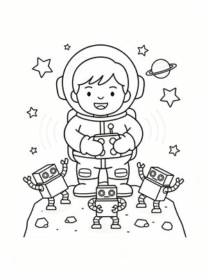 Preschool Simple - B&W