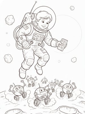 Vintage Storybook - B&W