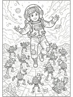 Classic Coloring Book - B&W