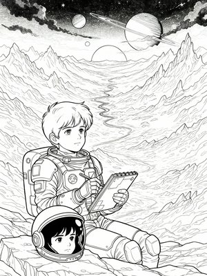 Classic Anime - B&W