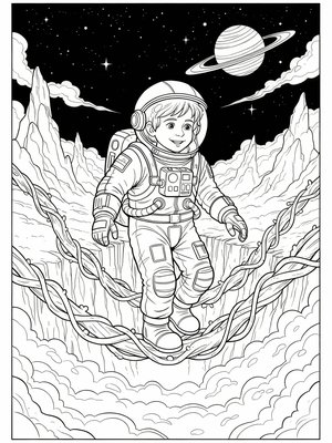 Classic Coloring Book - B&W