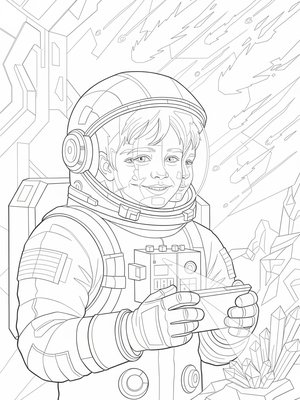 Cubist Painting - B&W