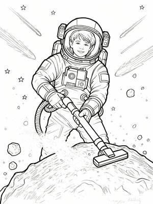 Impressionist Painting - B&W