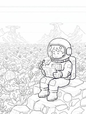 Pixel Art - B&W