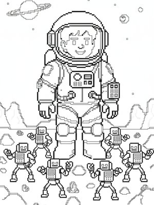 Pixel Art - B&W