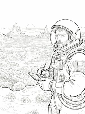 Impressionist Painting - B&W