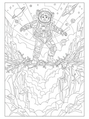 Cubist Painting - B&W