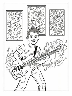 Classic Coloring Book - B&W