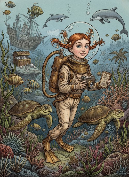 Victorian Illustration - Color Sample