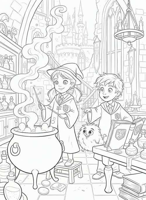 Golden Age Animation - Coloring Book Sample