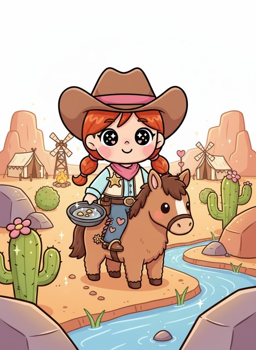 Kawaii Cute - Color Sample