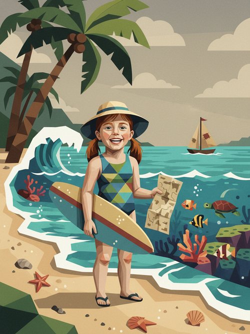 Cubist Painting - Color Sample